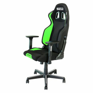 Chaise de jeu Sparco Noir/Vert 150º Noir Multicouleur