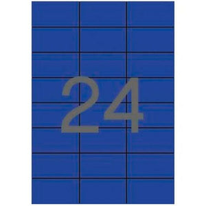 Drucker-Etiketten Apli Blau 70 x 37 mm