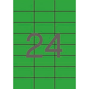 Drucker-Etiketten Apli    grün 70 x 37 mm