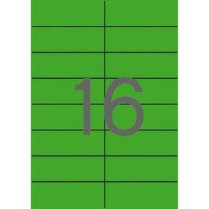 Drucker-Etiketten Apli    grün 105 x 37 mm