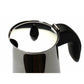 Italian Coffee Pot Valira ISABELLA 4T Black Steel Stainless steel