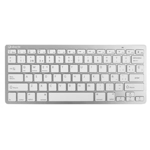 Clavier Silver HT Teclado Inalámbrico Colors Edition - Blanco Espagnol Qwerty Argenté