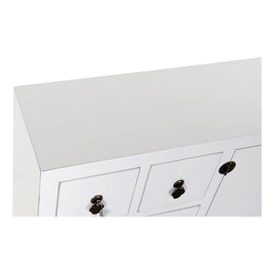 TV Table with Drawers DKD Home Decor Fir MDF Wood (130 x 24 x 51 cm)