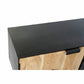 TV-Möbel DKD Home Decor Schwarz Metall Akazienholz (165 x 40 x 50 cm)