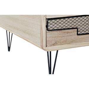 TV-Möbel DKD Home Decor Metall Paulonia-Holz (115 x 61 x 43 cm)