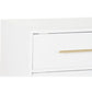 Meubles de télévision DKD Home Decor Blanc Métal MDF (140 x 52 x 40 cm)