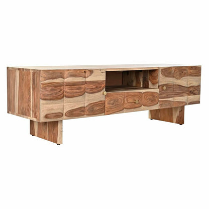 TV-Möbel DKD Home Decor Wellen Braun Hellbraun Holz 145 x 45 x 46 cm