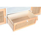 TV-Möbel DKD Home Decor 120 x 30 x 50 cm Weiß Rattan Paulonia-Holz