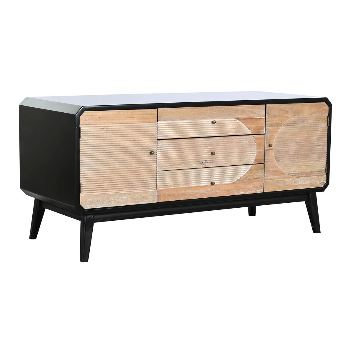 TV furniture DKD Home Decor 120 x 50 x 58 cm Black Wood