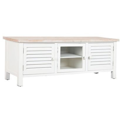 TV furniture DKD Home Decor Fir White MDF Wood 120 x 40 x 45 cm