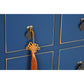 Meubles de télévision DKD Home Decor Bleu Doré Sapin Bois MDF 130 x 24 x 51 cm