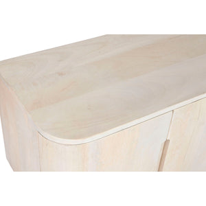 TV furniture Home ESPRIT White Mango wood 140 x 40 x 58 cm