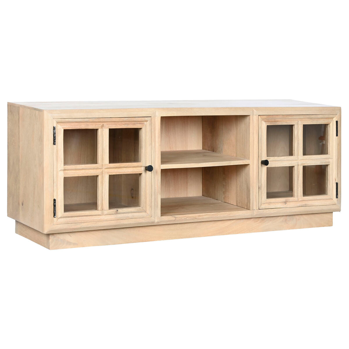 TV-Möbel Home ESPRIT natürlich Kristall Mango-Holz 135 x 35 x 52 cm