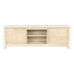 TV furniture Home ESPRIT Natural Acacia 160 x 42 x 55 cm