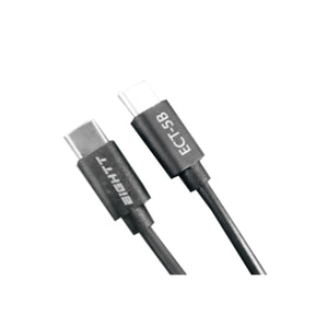 Câble USB-C vers USB-C Eightt ECT-5B Noir