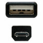 USB 2.0 A to Micro USB B Cable NANOCABLE 10.01.0501 (1,8 m) Black