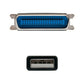 USB auf CN36 Verbindungskabel NANOCABLE 10.03.2001 Schwarz (1,5 m)