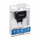 Chargeur mural TooQ AATCAT0149 USB x 2 17W Noir