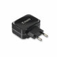 Wandladegerät TooQ AATCAT0149 USB x 2 17W Schwarz