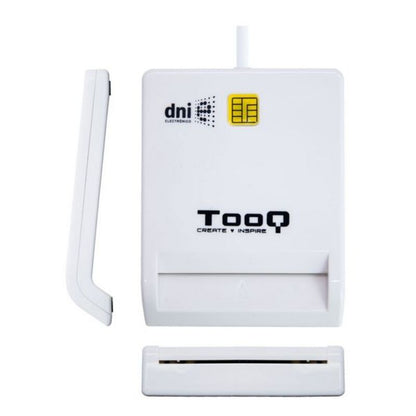 Lecteur de Cartes Intelligentes TooQ TQR-210W USB 2.0 Blanc