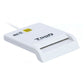 Lecteur de Cartes Intelligentes TooQ TQR-210W USB 2.0 Blanc