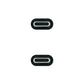 Cable USB C NANOCABLE 10.01.4101-L150 1,5 m Black