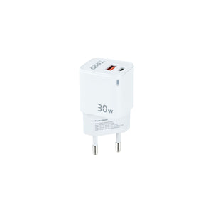 Chargeur mural TooQ TQWC-GANQCPD30WT Blanc 30 W