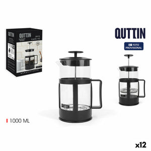 Cafetière à Piston Quttin 1 L