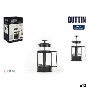 Cafetière à Piston Quttin 350 ml 10 x 8 x 15,5 cm