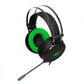 Gaming Headset mit Mikrofon KEEP OUT HX10 Schwarz grün Schwarz/Grün