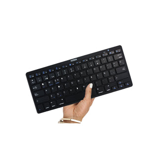 Wireless Keyboard Nilox NXKB01B Spanish Qwerty Black