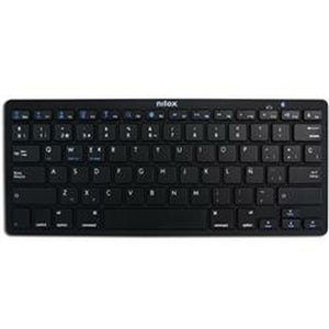 Clavier sans fil Nilox NXKB01B Espagnol Qwerty Noir