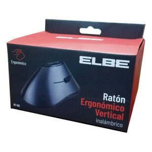 Souris sans-fil ELBE RT-102 Ergonomique 800 dpi Noir (1 Unités)