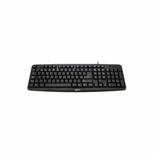 Clavier iggual CK-BASIC-105T QWERTY USB Noir Espagnol Singe (1 Pièce)