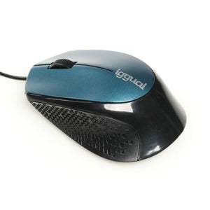 Mouse iggual COM-ERGONOMIC-R 800 dpi Blue Black/Blue