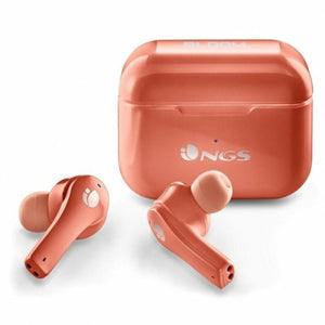 In-ear Bluetooth Headphones NGS ‎Artica Bloom Pink Coral