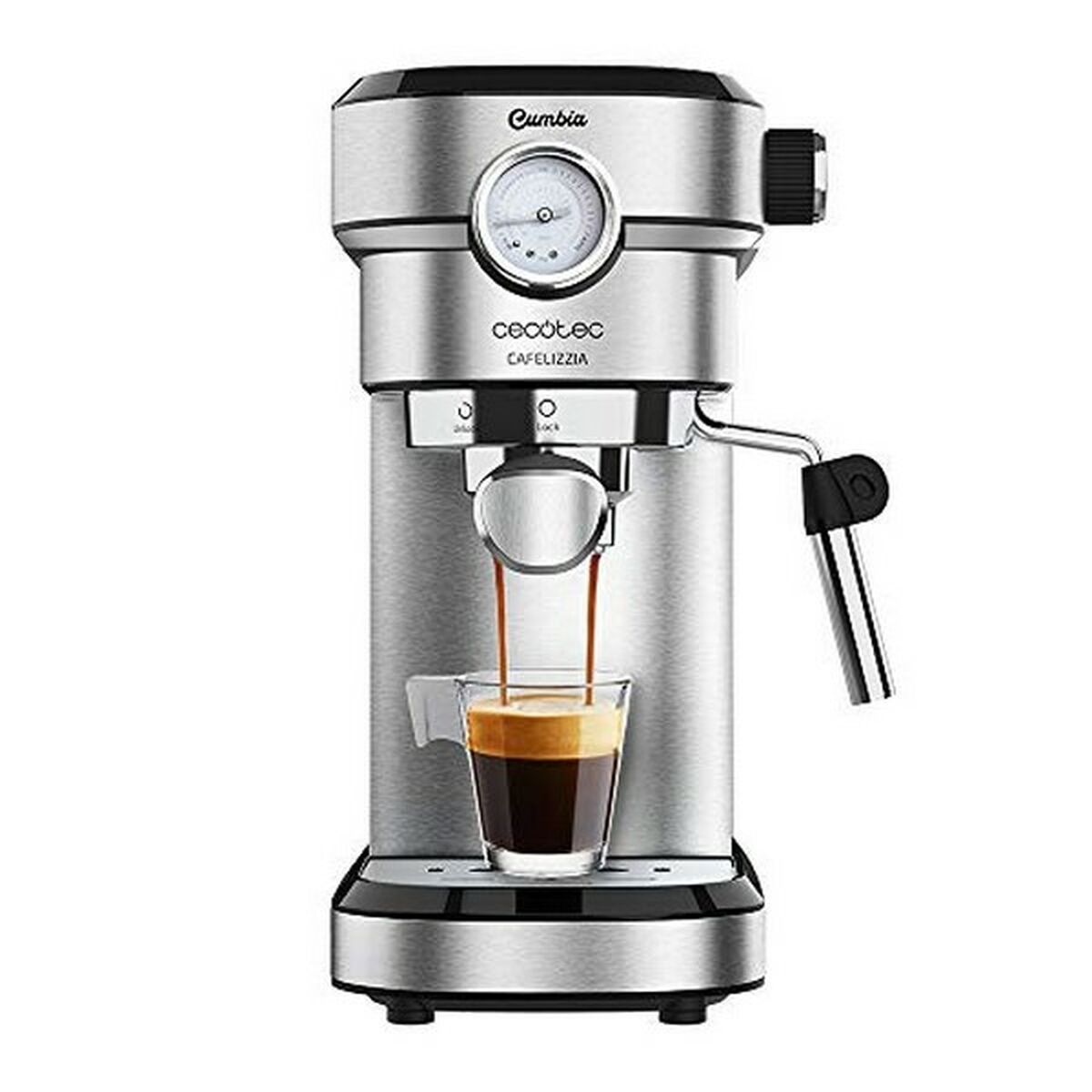 Manuelle Express-Kaffeemaschine Cecotec Cafelizzia 790 Steel Pro 1,2 L 20 bar 1350W Stahl 1,2 L