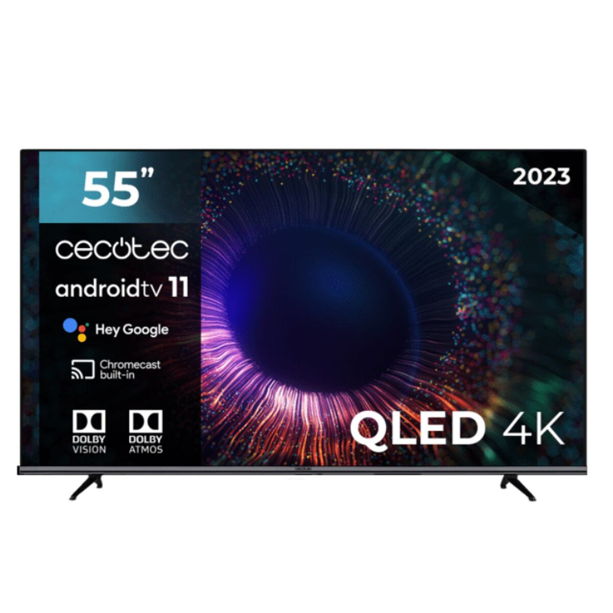 Télévision Cecotec 02568 55" 4K Ultra HD QLED Android TV