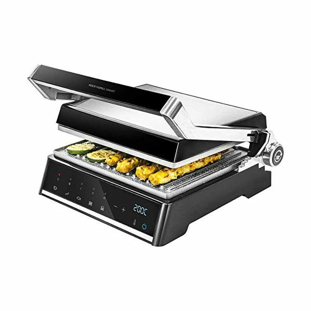 Kontaktgrill Cecotec Rock'nGrill Smart 2000W Schwarz