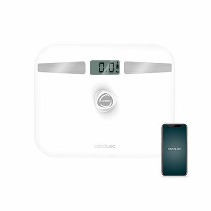 Balance Numérique de Salle de Bain Cecotec EcoPower 10200 Smart LCD Bluetooth 180 kg Blanc 180 kg