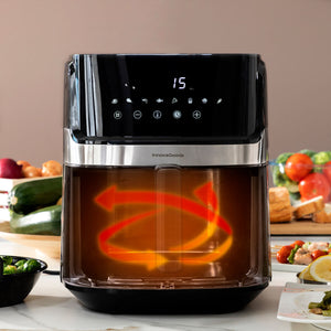 Fritteuse ohne Öl InnovaGoods Fryinn Pro 5500 Schwarz Edelstahl 1700 W 5,5 L