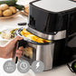 Fritteuse ohne Öl InnovaGoods Fryinn View 6500 Schwarz Edelstahl 1700 W 6,5 L