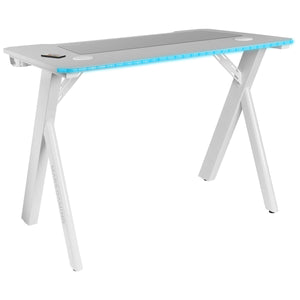 Desk Mars Gaming MGD100RGBW White Steel 100 x 60 cm