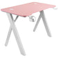 Desk Mars Gaming MGD100RGBP White Pink Steel 100 x 60 cm