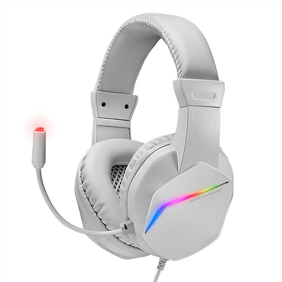 Casque avec Microphone Gaming Mars Gaming MH122 Blanc