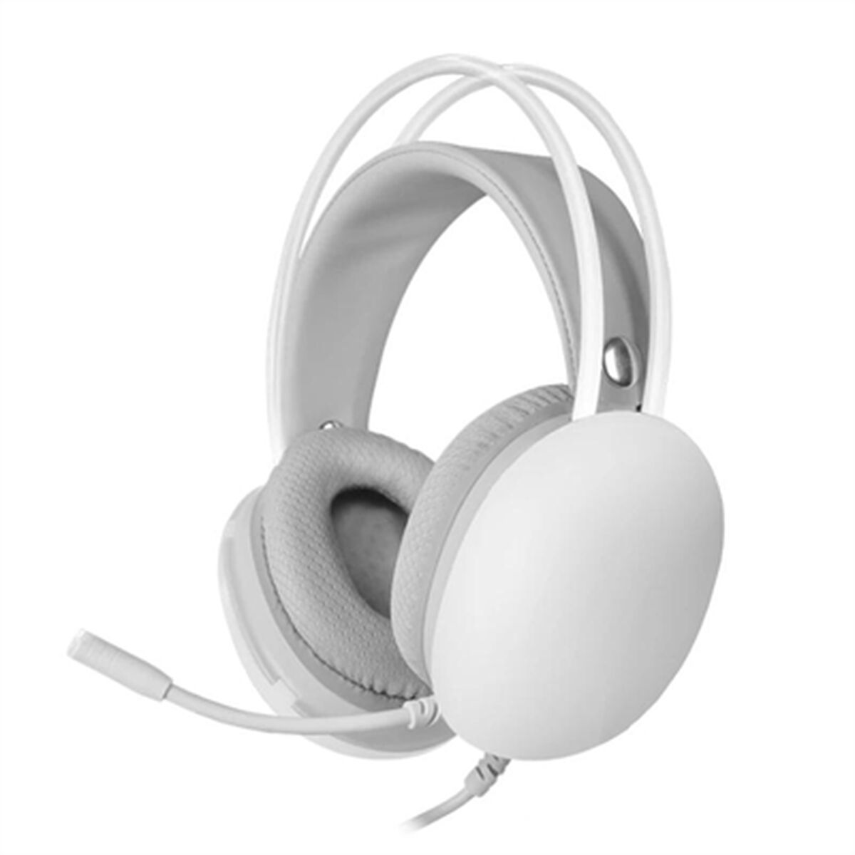 Headphones with Microphone Mars Gaming MH-GLOW RGB White