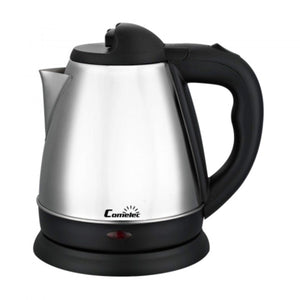 Kettle COMELEC D227990 1,2 L 1600W White Black Black/Silver Silver Stainless steel 1200 W 1600 W 1 L