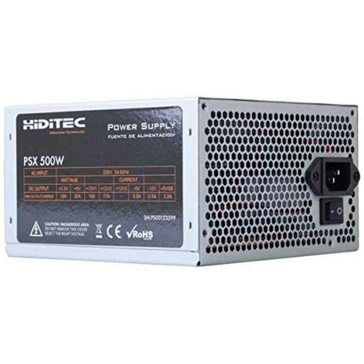 Bloc d’Alimentation Hiditec PSU ATX PSX ATX / BTX 500W