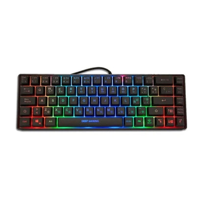 Clavier CoolBox DG-TEC65-RGB Noir Espagnol Qwerty