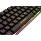 Tastatur CoolBox DG-TEC65-RGB Schwarz Qwerty Spanisch